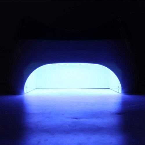 2 AZ 1-BEN MŰKÖRMÖS UV/LED LÁMPA TÁROLÓVAL 110W