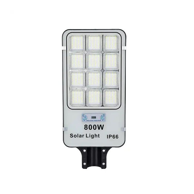 Napelemes utcai, udvari LED lámpa IP66 védelemmel, mozgásérzékelővel + távirányítóval - 800W